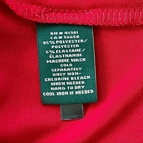 Lauren by Ralph Lauren Red Cap Sleeve Drape Neck Sheath Cocktail Dress Size 6 - Picture 9 of 13